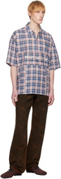 Martine Rose Brown & Orange Relaxed Fit Jeans
