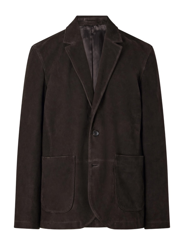 Photo: Mr P. - Suede Suit Jacket - Brown