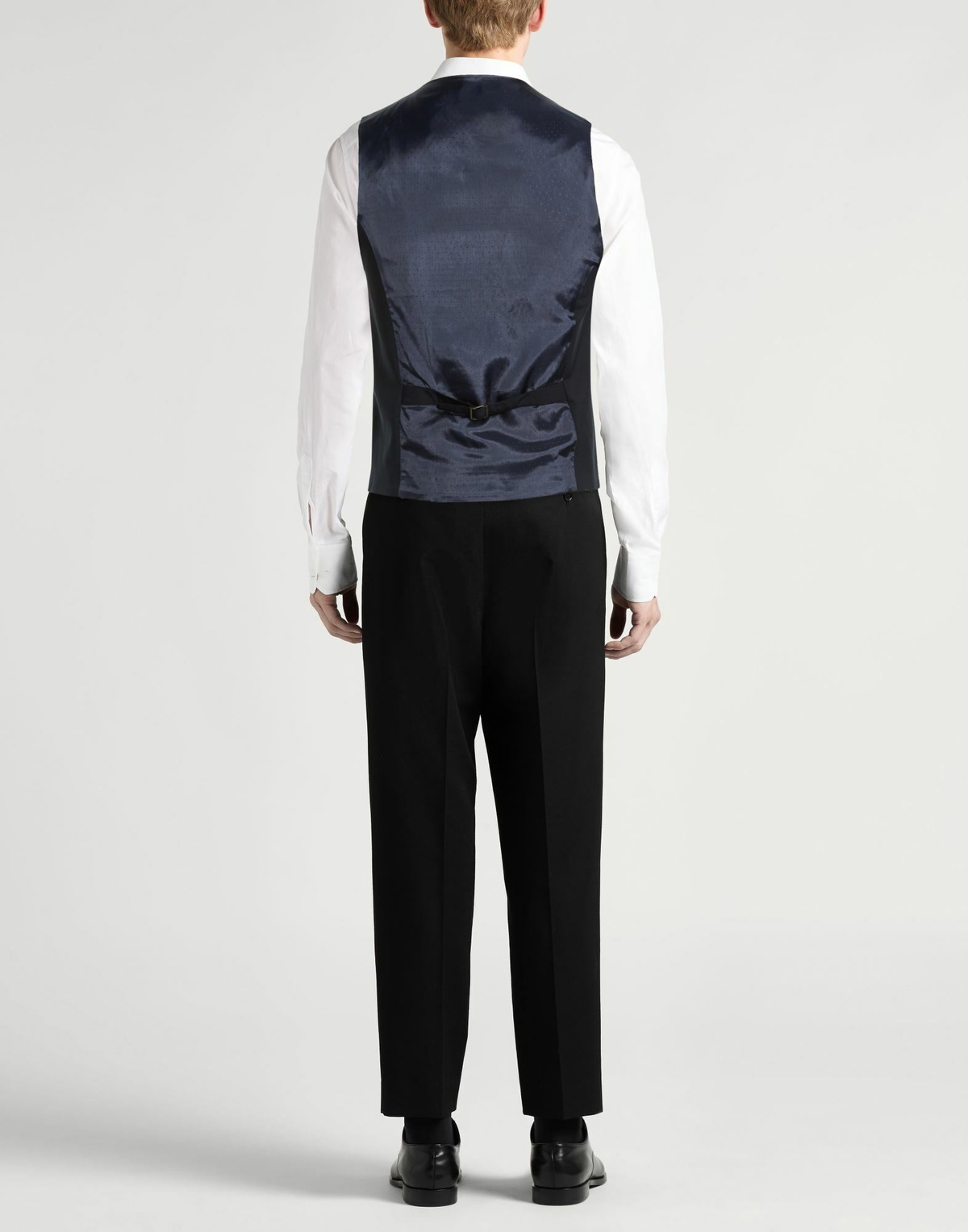 Berna Mens Tailored Vest Midnight in Blue