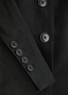 Skall Studio Athena Linen-blend Blazer Black