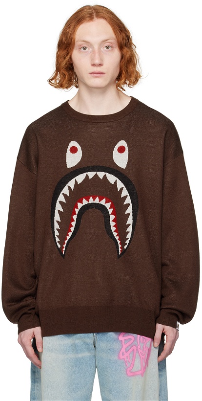 Photo: BAPE Brown Shark Sweater