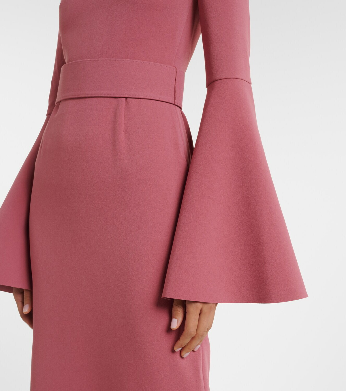 Solace London Theia belted gown
