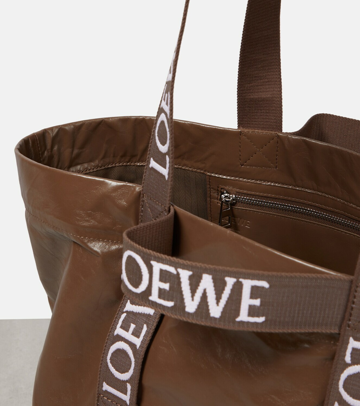 Loewe Fold Shopper leather tote bag Loewe