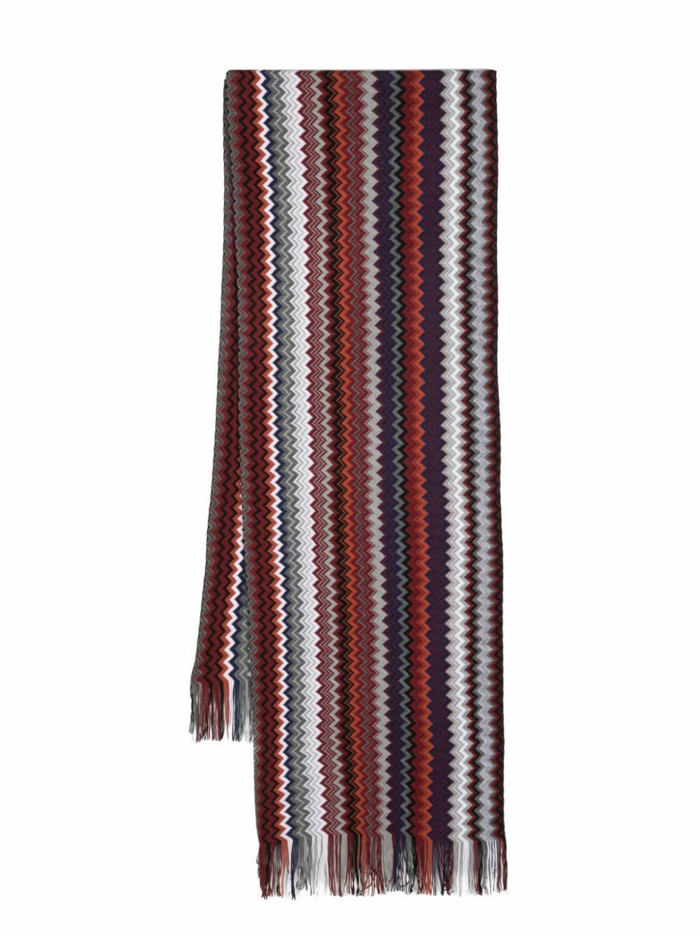 Missoni Blue Wool Men Scarf main image 1