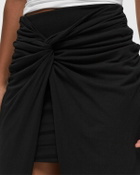 Rotate Birger Christensen Fitted Twisted Skirt Black Skirts