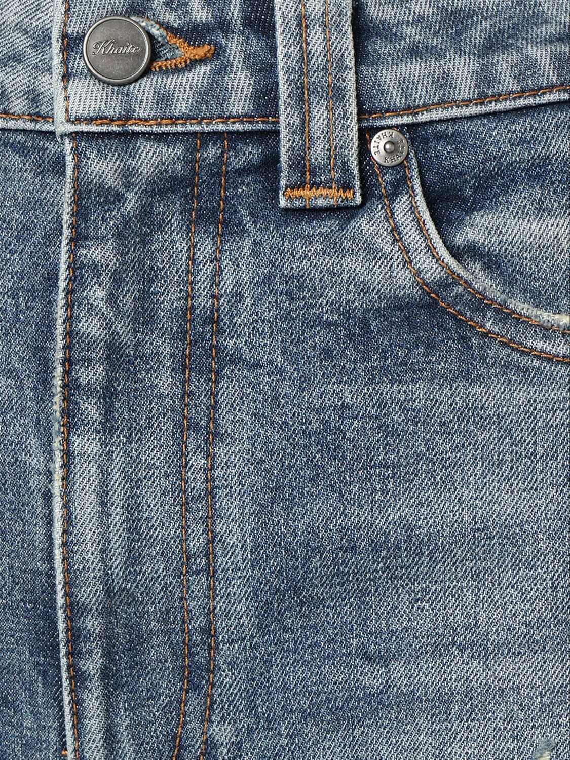 KHAITE Dane Denim High Rise Jeans Khaite
