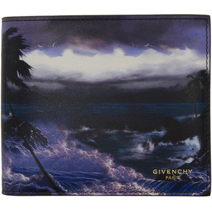 Photo: Givenchy Multicolor Blue Hawaii Wallet