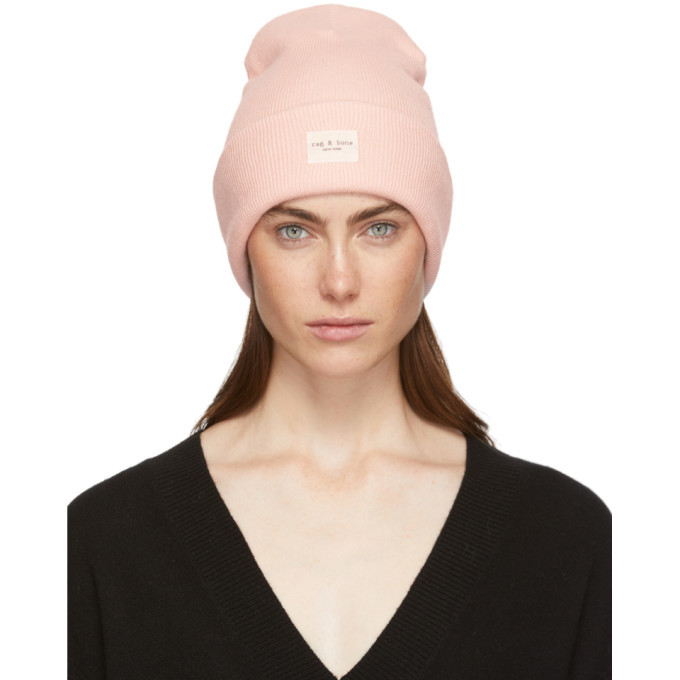rag and bone Pink Addison Beanie Rag and Bone display picture 2