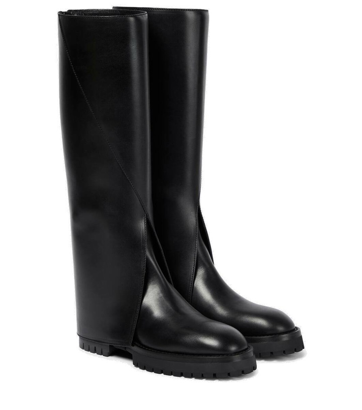 Photo: Ann Demeulemeester Jay leather knee-high boots