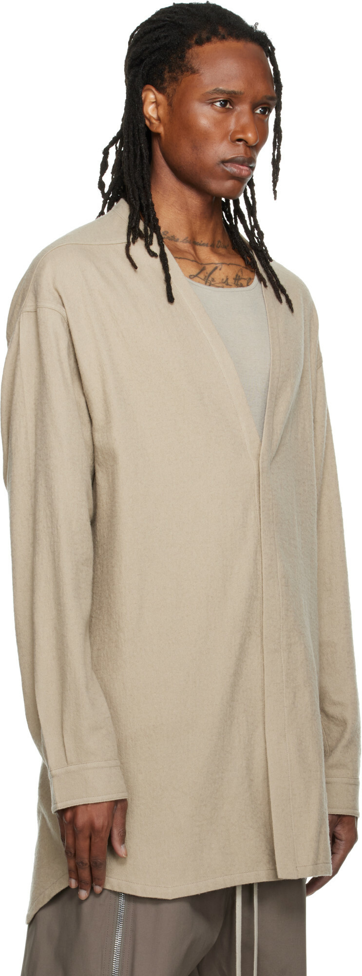 Rick Owens Off-White Tower Concordian Shirt