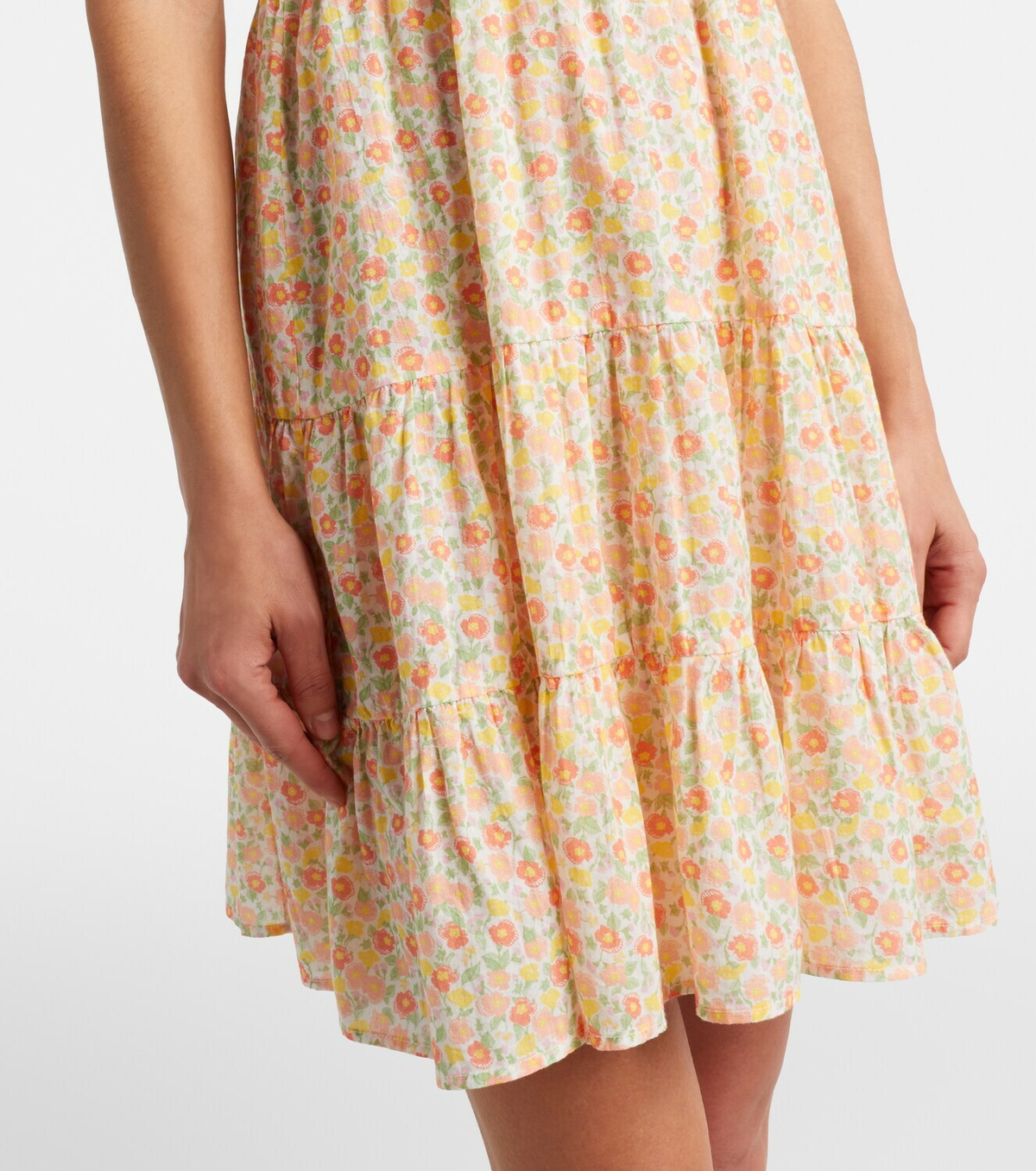 Rixo Sideny floral cotton minidress