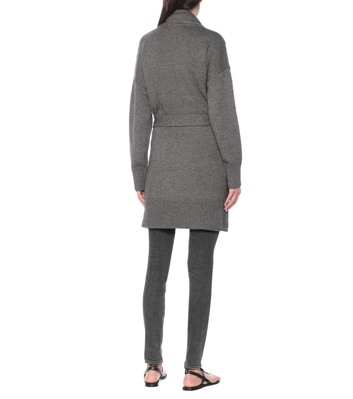 CO - Belted wool and cashmere cardigan
