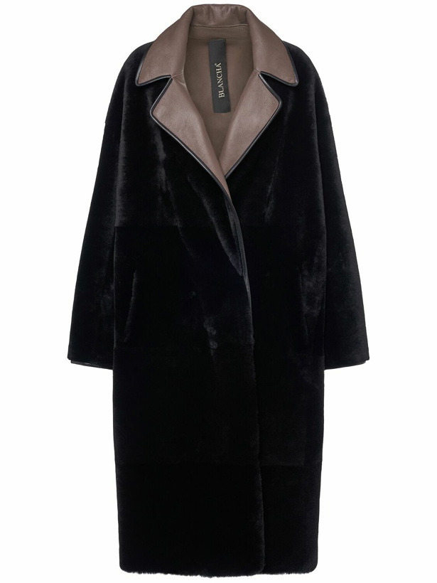 Photo: BLANCHA Reversible Shearling Coat