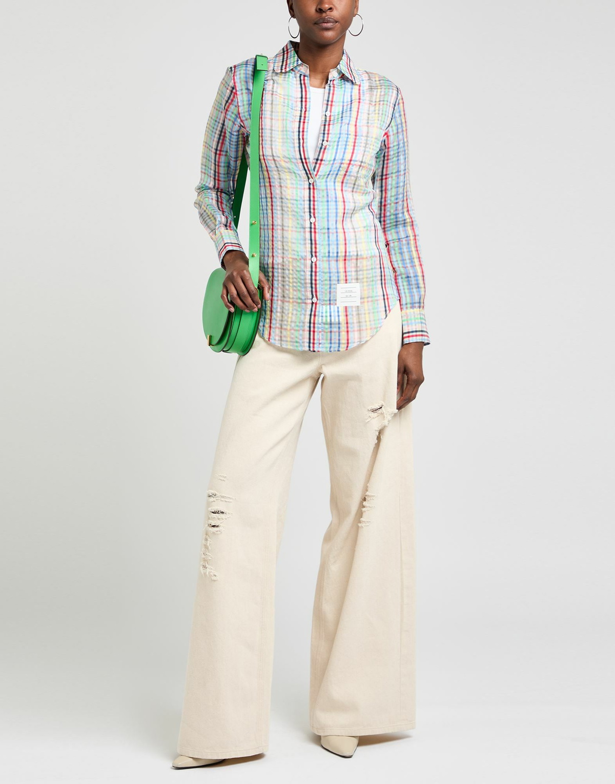 Thom Browne Womens Shirt Light in Blue