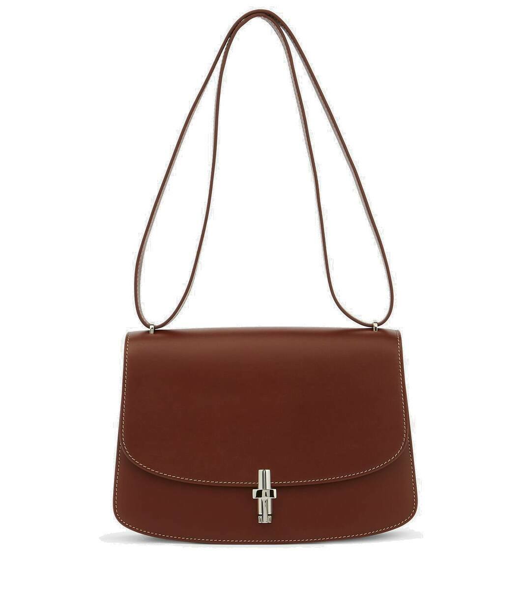 The Row Sofia 19cm Dark Grey Suede
