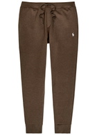Polo Ralph Lauren Logo-embroidered Cotton-blend Sweatpants Brown