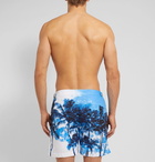 Orlebar Brown - Bulldog X Mid-Length Printed Swim Shorts - Blue