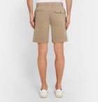 Mr P. - Garment-Dyed Cotton-Twill Bermuda Shorts - Men - Sand