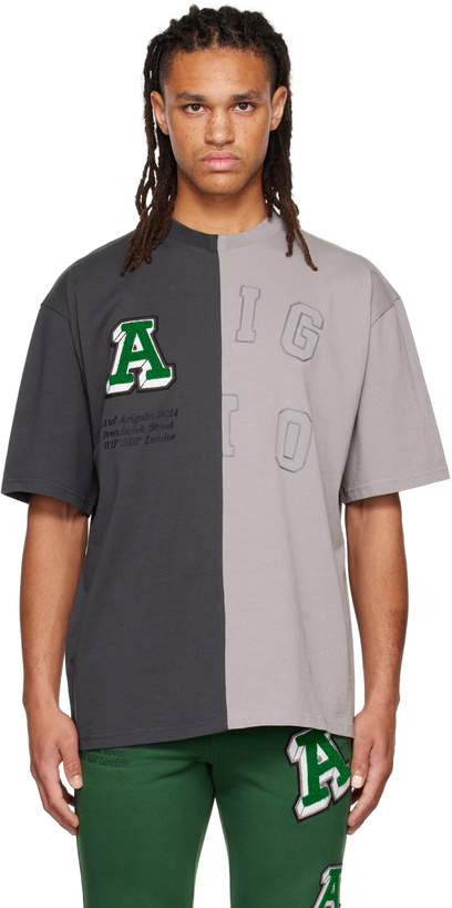 Photo: Axel Arigato Gray Paneled T-Shirt