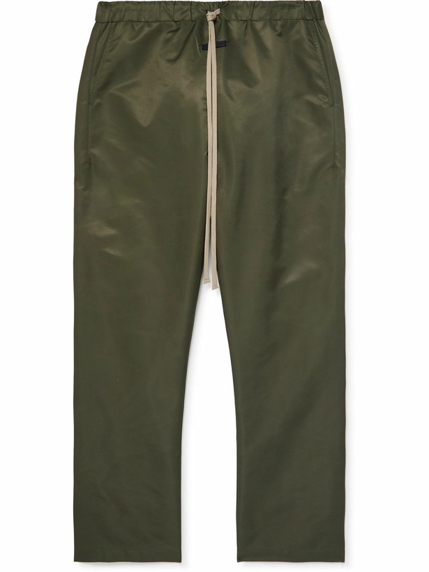 Photo: Fear of God - Eternal Straight-Leg Shell Drawstring Trousers - Green