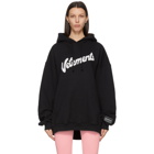 VETEMENTS Black Sweet Logo Hoodie