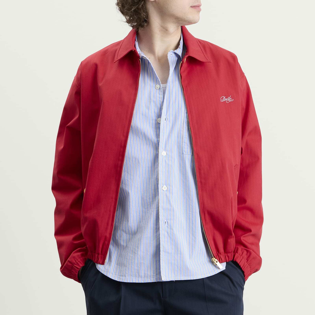 Drôle de Monsieur Men's Drôle Jacket in Red