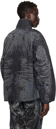 Diesel Black & Gray D-Flow-Fse Denim Jacket