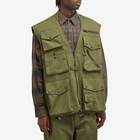 Needles Men's Field Vest in Olive