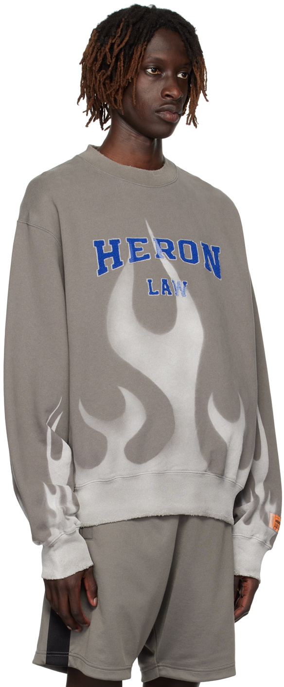 【関税込み】Heron Preston スウェットシャツ Heron Preston グラフィック スウェットシャツ | ホワイト