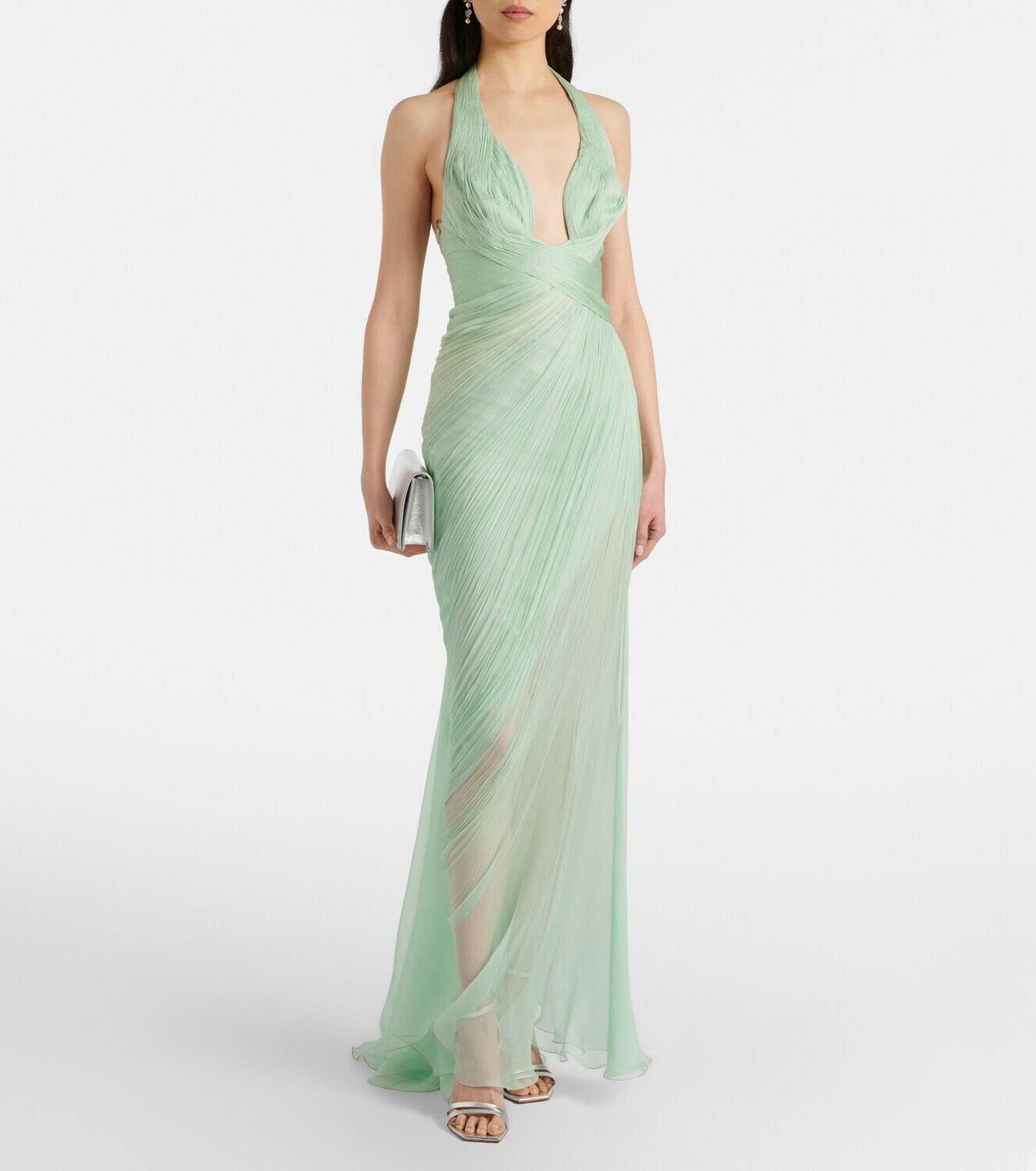 Maria Lucia Hohan Milagros halterneck gown