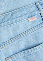 Mother The Lemon Twist Wide-leg Denim Jeans Blue