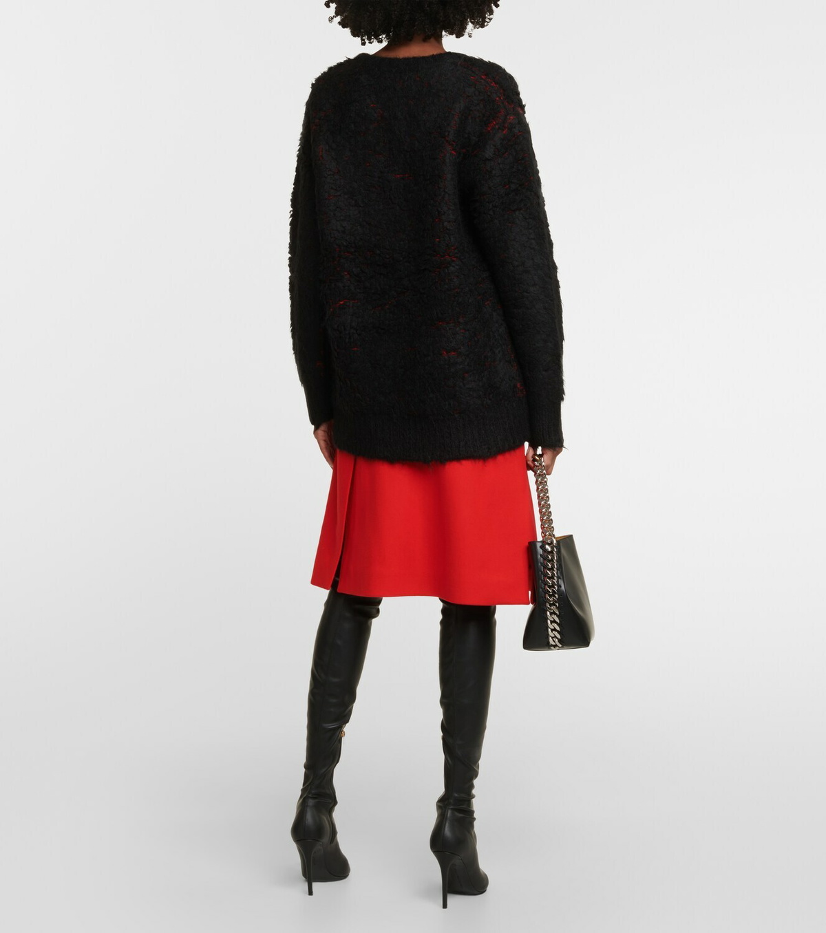 Stella Mccartney Wool Blend Jacquard Sweater Stella Mccartney