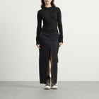 Rick Owens Women's Long Sleeve Hooded Top in Black
