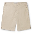 Kingsman - Orlebar Brown Dane Slim-Fit Cotton-Blend Twill Shorts - Sand