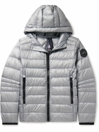 Canada Goose - Crofton Slim-Fit Logo-Appliquéd Quilted Nylon-Ripstop Hooded Down Jacket - Gray