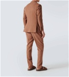 Thom Sweeney Double-breasted linen suit