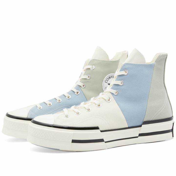 Photo: Converse Men's Chuck Taylor 1970S Plus Material Mashup Sneakers in Summit Sage/Egret