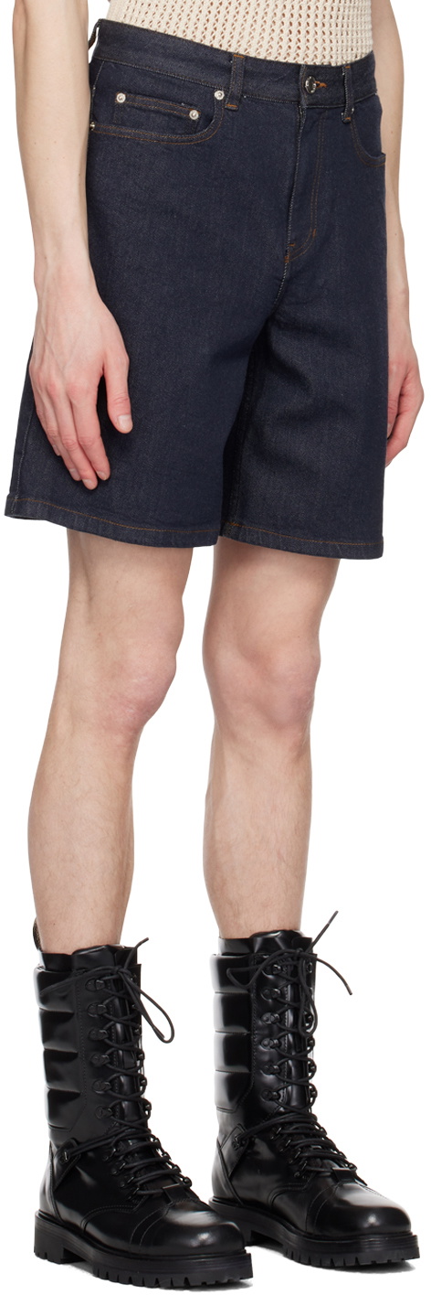 Five-pocket denim shorts