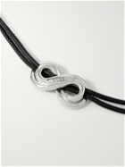 Lanvin - Silver-Tone and Leather Bracelet