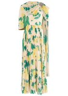 Huishan Zhang Alara Floral-print Chiffon Maxi Dress Yellow