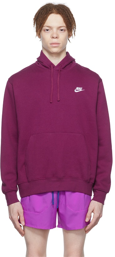 Photo: Nike Purple Cotton Hoodie