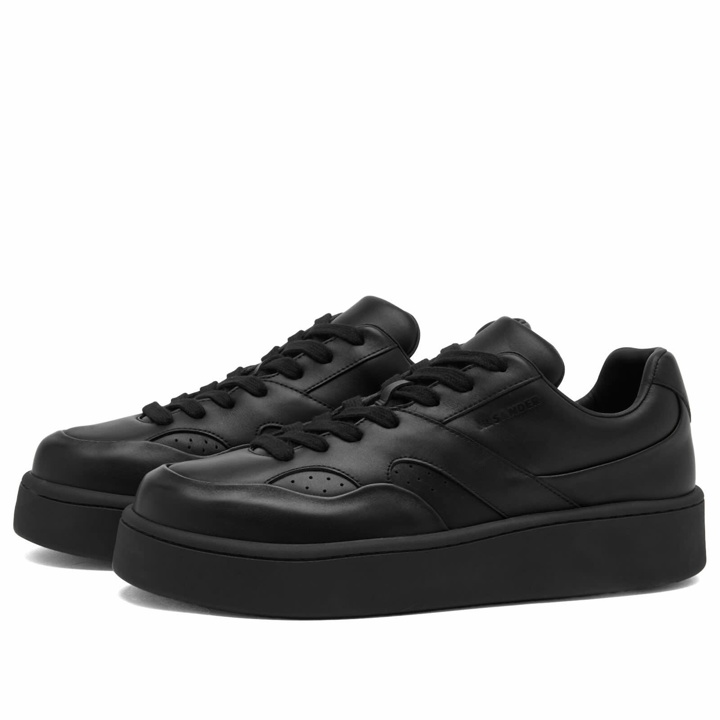 Photo: Jil Sander Men's Leather Sports Sneaker in Black