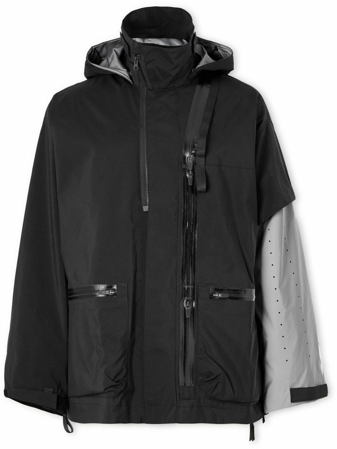 Photo: ACRONYM - Convertible 3L GORE-TEX® PRO Hooded Jacket - Black