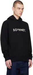 SOPHNET. Black Printed Hoodie