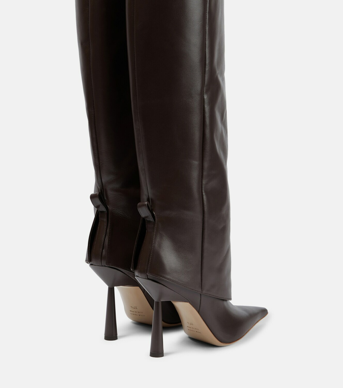 Gia Borghini GIA/RHW Rosie 31 leather knee-high boots