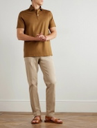 Boglioli - Cotton-Jersey Polo Shirt - Brown
