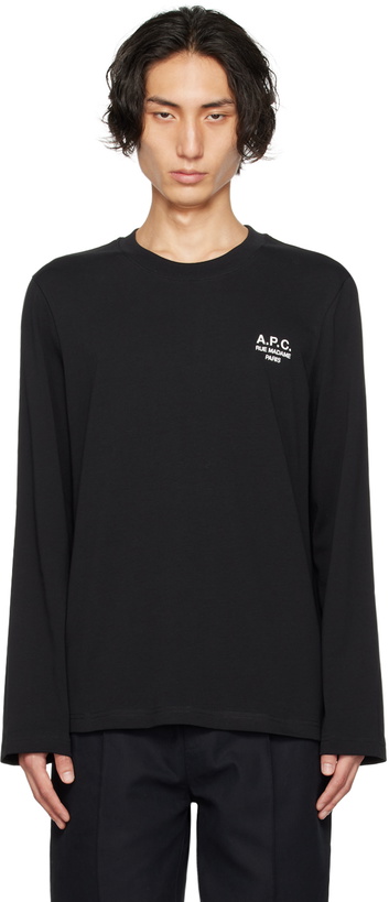 Photo: A.P.C. Black Oliver Long Sleeve T-Shirt