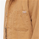 Dickies Men's Duck Canvas Chore Coat in Stonewashed Brown Duck