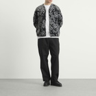 Universal Works Men's Flower Fleece Cardigan in Charcoal