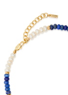 Eliou Carter Beaded 18kt Gold-plated Necklace - Pearl - One Size